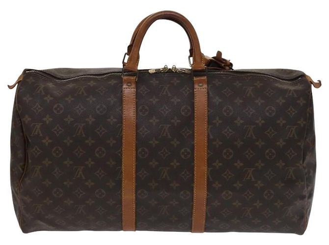 LOUIS VUITTON Monogram Keepall 55 Borsa Boston M41424 LV Auth MY056 Monogramma - vista 2