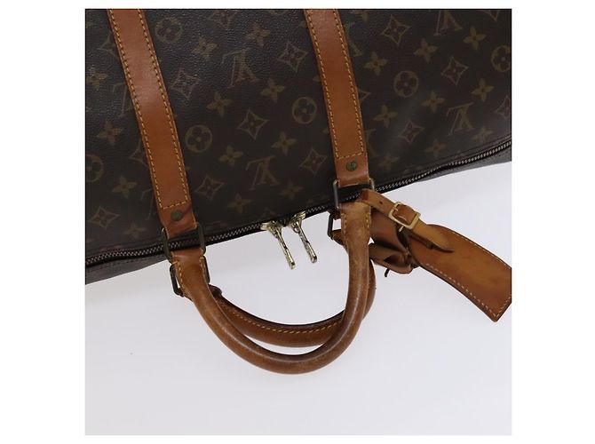 LOUIS VUITTON Monogram Keepall 55 Borsa Boston M41424 LV Auth MY056 Monogramma - vista 7