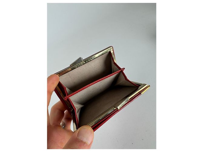 Vintage  Givenchy GV3 leather wallet Red - view 10