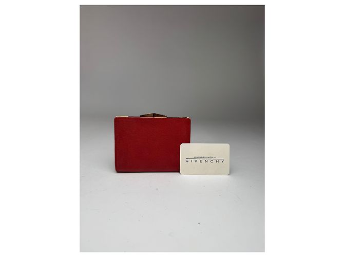Vintage  Givenchy GV3 leather wallet Red - view 2