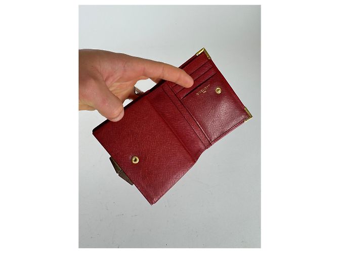 Vintage  Givenchy GV3 leather wallet Red - view 9