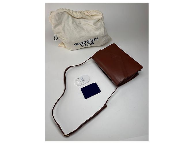 Vintage Givenchy 4G Leder Tasche braun - Ansicht 10