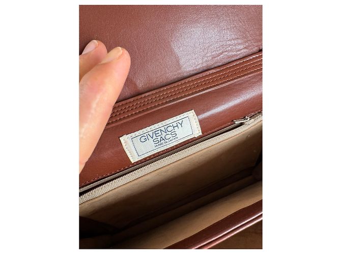 Vintage Givenchy 4G Leder Tasche braun - Ansicht 15