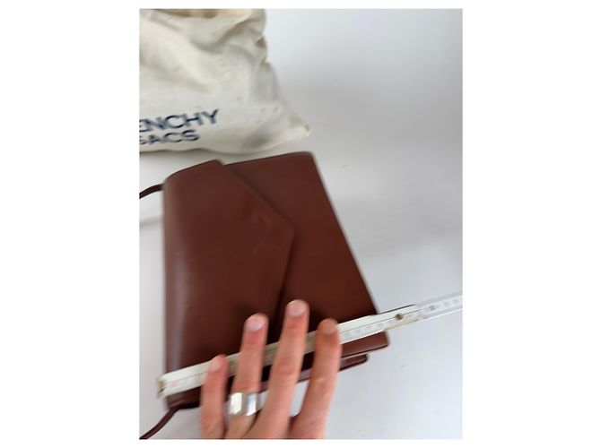 Vintage Givenchy 4G Leder Tasche braun - Ansicht 5