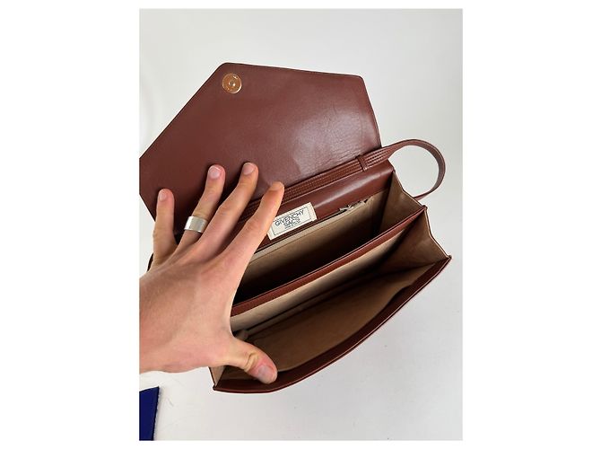 Vintage Givenchy 4G Leder Tasche braun - Ansicht 7