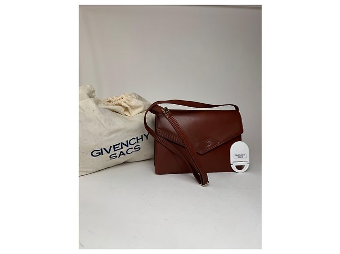 Vintage Givenchy 4G Leder Tasche braun - Ansicht 9