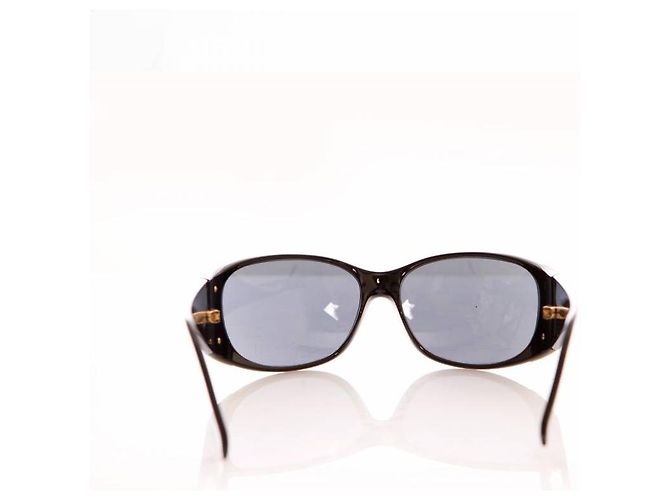 Prada, schwarze übergroße Sonnenbrillen - Ansicht 6