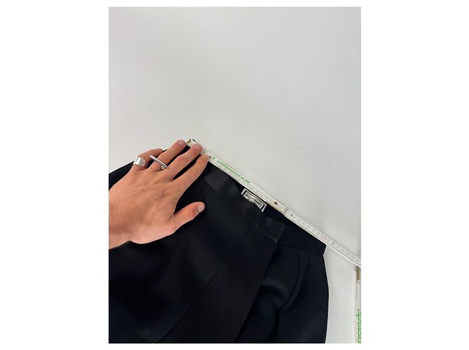 Gonna vintage Yves Saint Laurent M nera Nero - vista 11