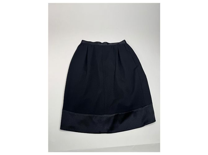 Gonna vintage Yves Saint Laurent M nera Nero - vista 13
