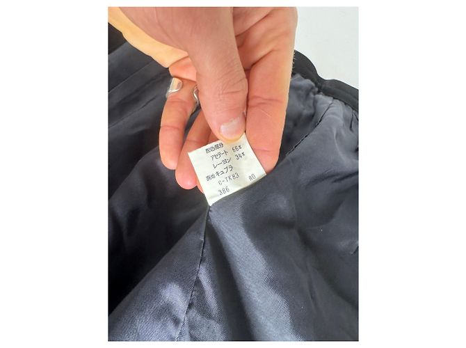 Gonna vintage Yves Saint Laurent M nera Nero - vista 4