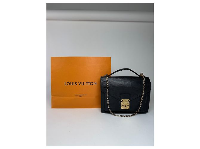Vintage Louis Vuitton 2Way EPI Leather bag black - view 12