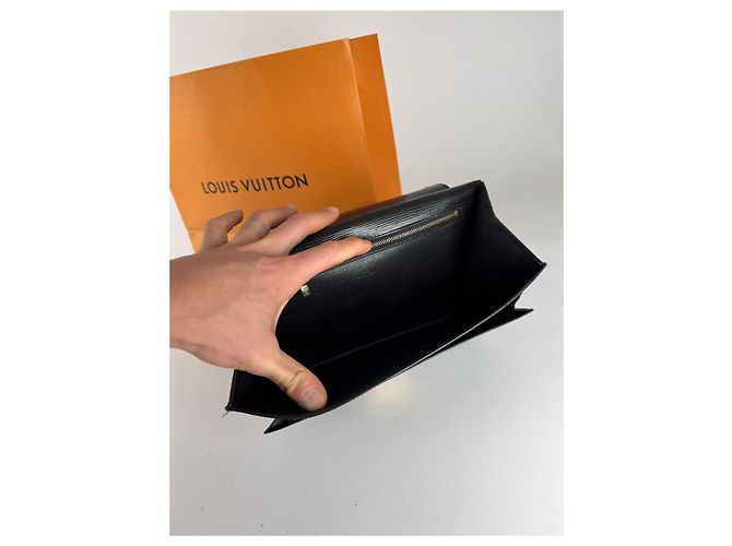 Vintage Louis Vuitton 2Way EPI Leather bag black - view 15