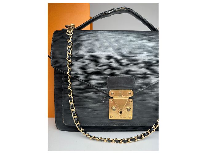 Vintage Louis Vuitton 2Way EPI Leather bag black - view 2