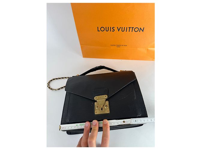 Vintage Louis Vuitton 2Way EPI Leather bag black - view 7