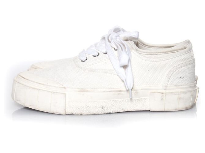 Autre Marque Good news, white platform trainers - view 2