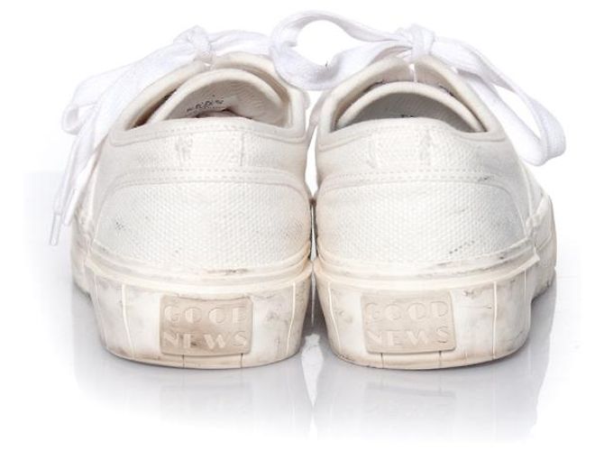 Autre Marque Good news, white platform trainers - view 3