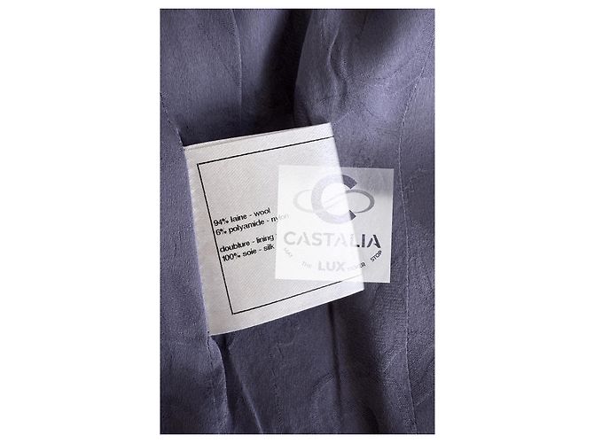 Chanel Nuevo Conjunto de Tweed Lavanda con Botones Gripoix CC 38 FR - vista 14