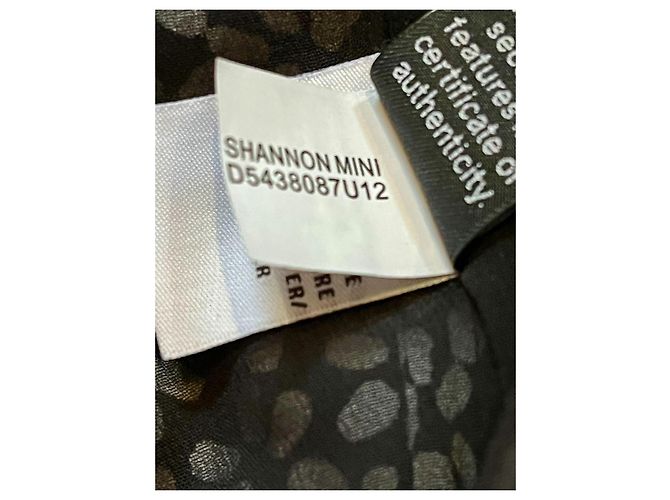 Diane Von Furstenberg DvF Shannon silk wrap dress in black and white - view 7