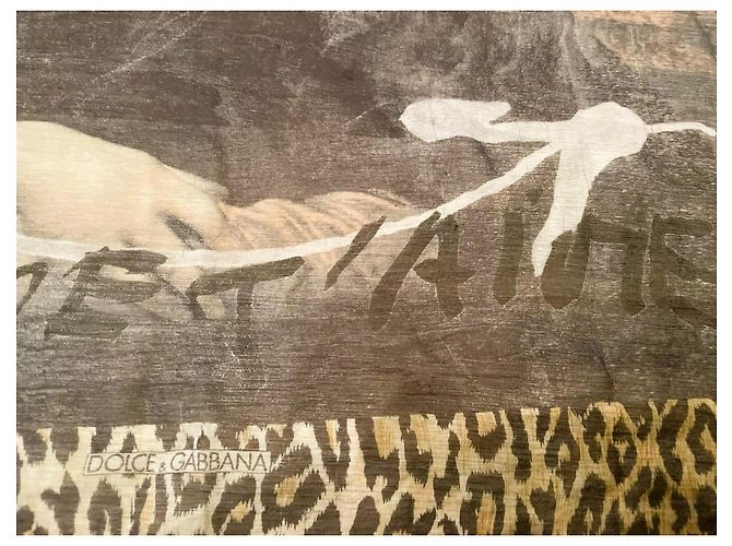 Silk scarf 'Monna Lisa' Dolce & Gabbana - view 7