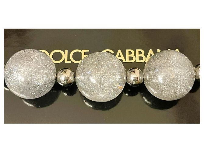 Bracciale DOLCE & GABBANA con boule argento satinato - vista 10