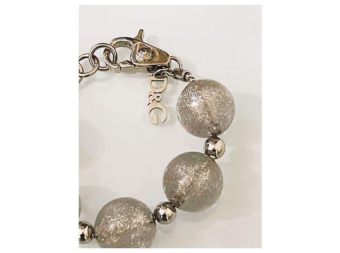 Bracciale DOLCE & GABBANA con boule argento satinato - vista 6