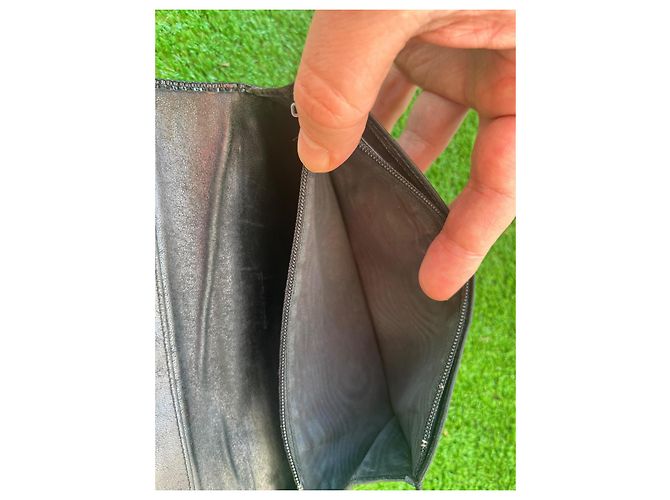 Cartera Chanel de cuero negro - vista 12