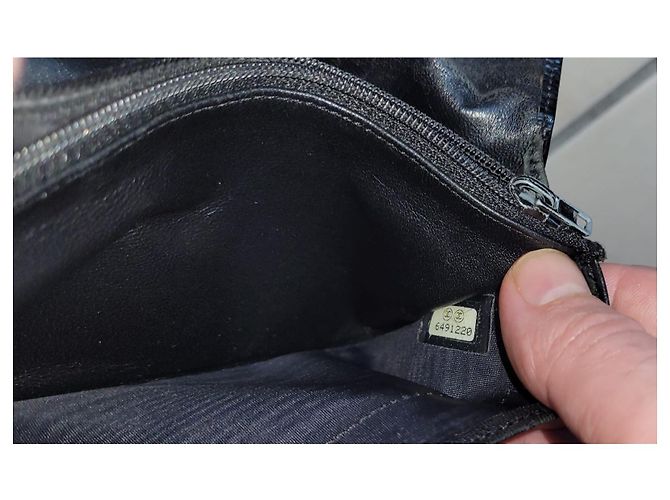 Cartera Chanel de cuero negro - vista 14