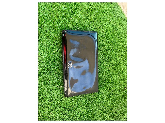 Cartera Chanel de cuero negro - vista 2