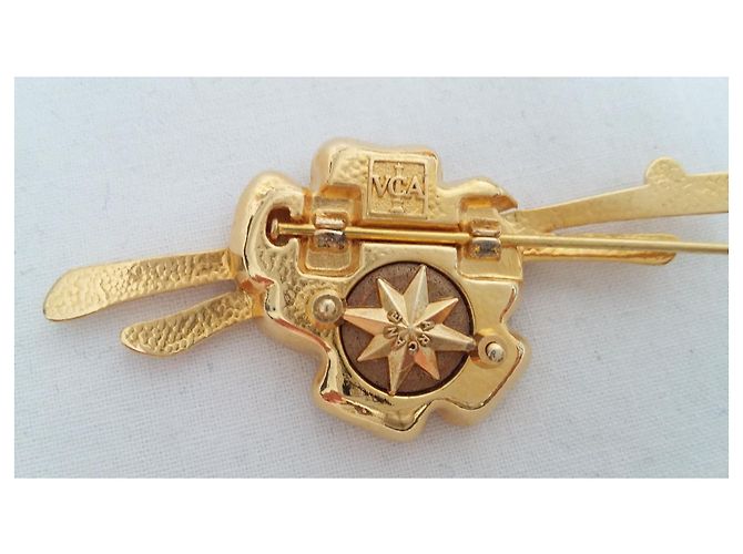 Van Cleef & Arpels Ottime condizioni - Spilla firmata VCA - Modello ARCANE D'oro Gold hardware - vista 6