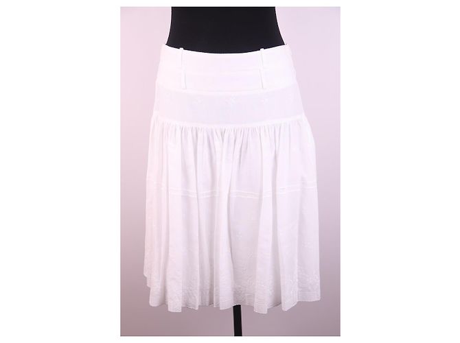 Top Christian Dior & John Galliano 2006 com saia Branco - vista 12