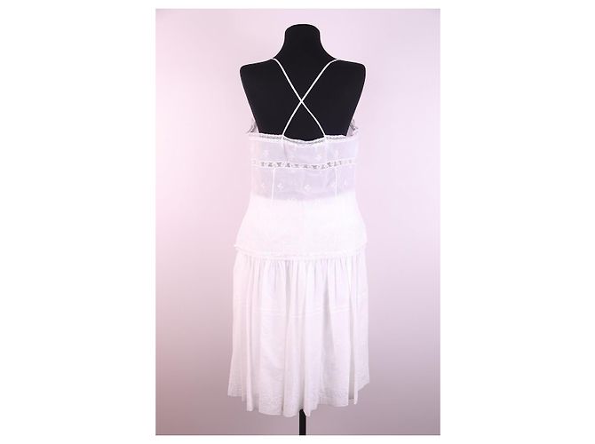 Top Christian Dior & John Galliano 2006 com saia Branco - vista 4
