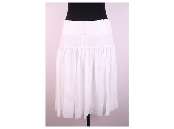 Top Christian Dior & John Galliano 2006 com saia Branco - vista 5
