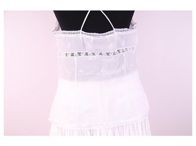 Top Christian Dior & John Galliano 2006 com saia Branco - vista 7