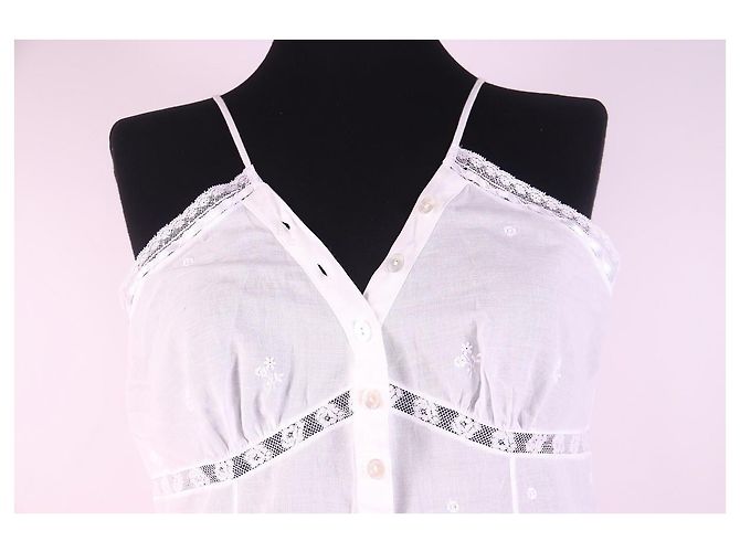 Top Christian Dior & John Galliano 2006 com saia Branco - vista 8