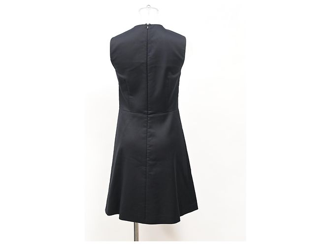 Vestido mini A-line de algodón negro con aplique de mariposa RED Valentino - vista 8