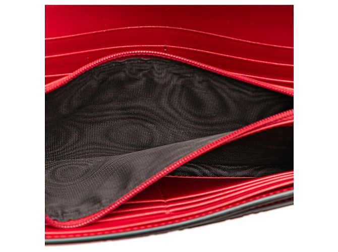 Cartera Gucci Padlock en cadena Guccissima roja - vista 5