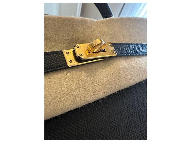 Hermès Kelly 25 epsom Schwarz - Ansicht 5