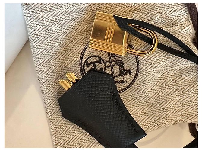 Hermès Kelly 25 epsom Schwarz - Ansicht 9