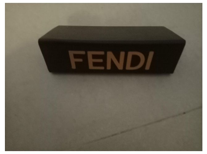 Fendi Fendigraphy Brille Cat Eye Gold Acetat FE500651 - Ansicht 5