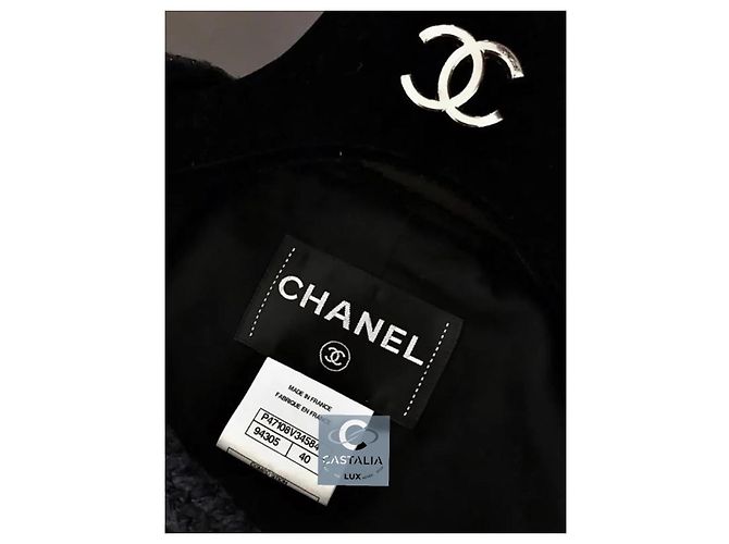 Chanel Ikonische schwarze Tweedjacke von Keira Knightley - Ansicht 18