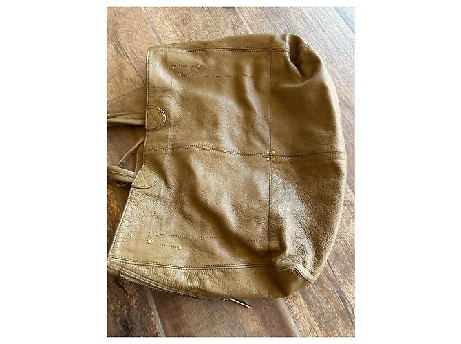 Borsa Jerome Dreyfuss MAX in pelle kaki Cachi - vista 4