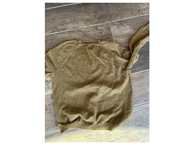 Des Petits Hauts Arango Maglieria in Cotone Oro D'oro - vista 7