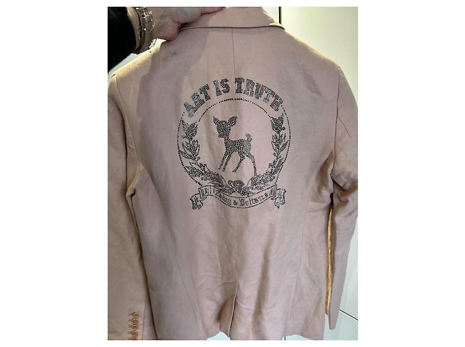 Chaqueta de algodón rosa Zadig & Voltaire - vista 2