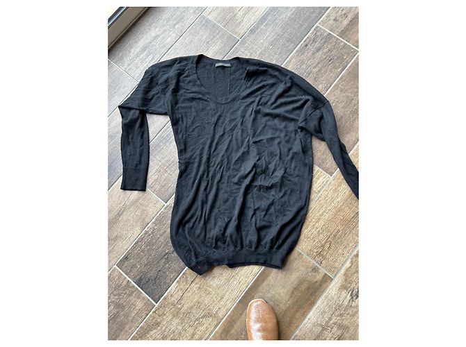 Maglione Balenciaga in Cashmere Nero - vista 5