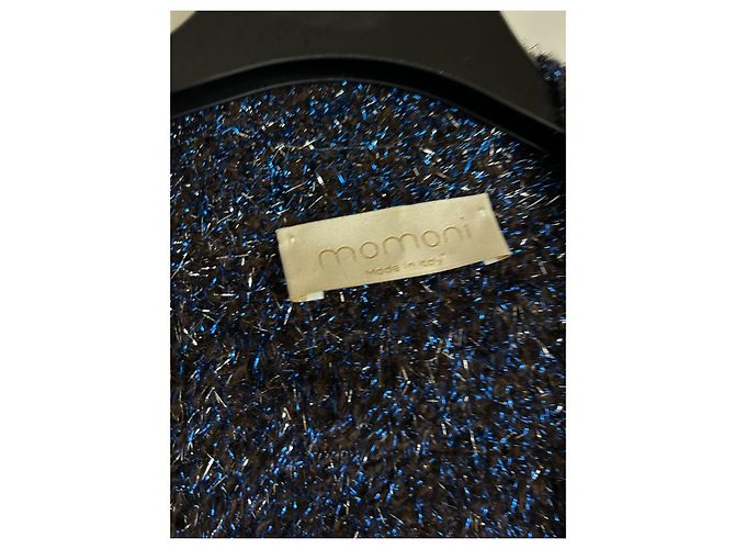 Autre Marque MOMONI Strickjacke aus Wolle blau mit Lurex M - Ansicht 4