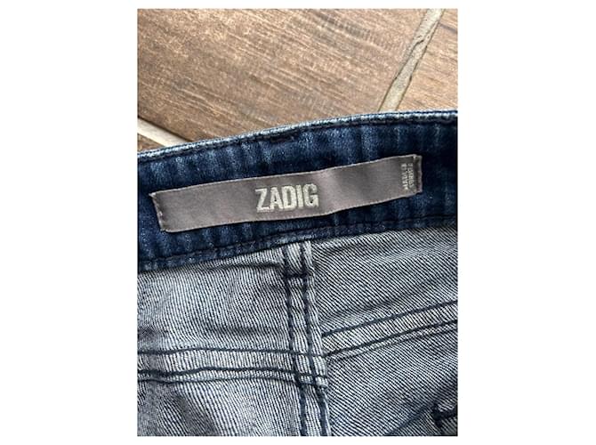 Vaqueros Zadig & Voltaire Azul Marino Algodón - vista 3