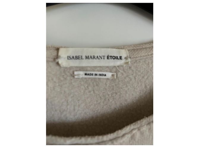 Isabel Marant Etoile Malha de algodão cor eggshell M Fora de branco - vista 3