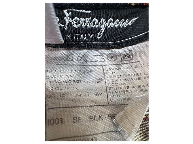 Salvatore Ferragamo Seidenbluse mehrfarbig - Ansicht 5