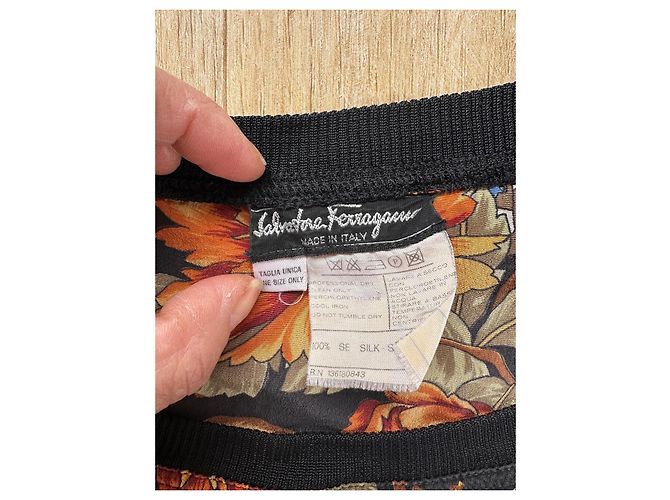 Salvatore Ferragamo Seidenbluse mehrfarbig - Ansicht 7
