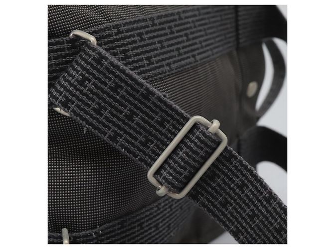 Hermès HERMES Herbag A Dos PM Rucksack aus Canvas Grau Auth BD163 Braun - Ansicht 15